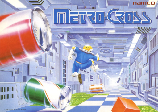 Metro-Cross (set 1) Arcade Game Cover